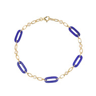 Lapislazuli-Goldarmband (CIRARI)