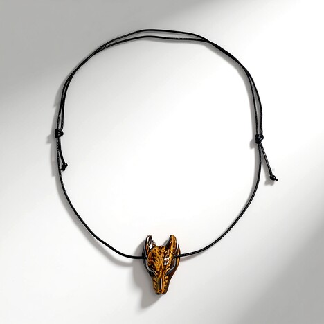 Collier et Œil de tigre doré