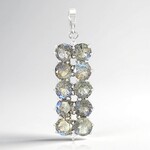 Ciondolo in argento con Spectrolite
