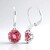 Orecchini in argento con Topazio Rosa