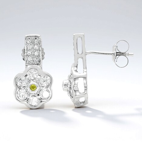 Orecchini in argento con Zircone
