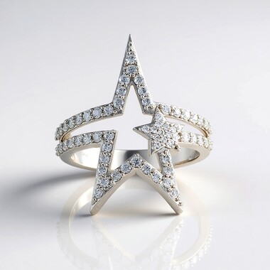Anello in argento con Zircone