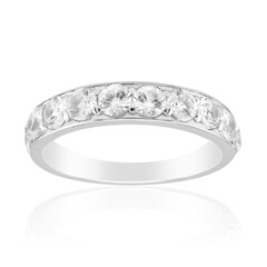 Bague en argent et Zircon