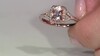 Anillo en oro con Morganita AAA