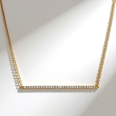 Collana in oro con Diamante SI1 (H)