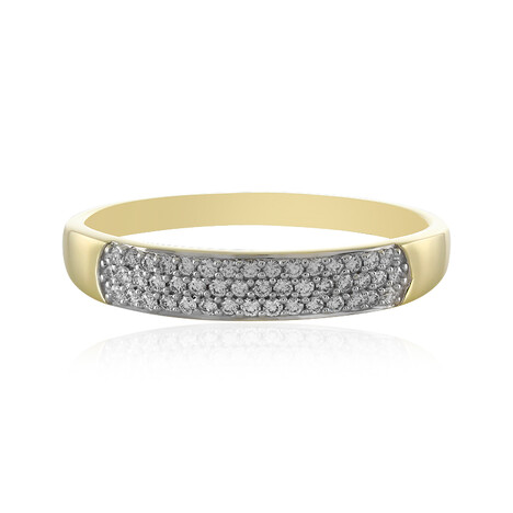 Gouden ring met Loepzuivere (F) Diamanten (LUCENT DIAMONDS)