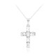 Collar en plata con Topacio blanco