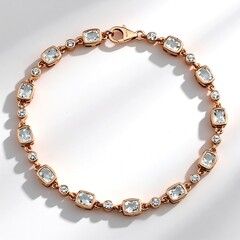 Bracciale in argento con Petalite