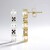 Orecchini in oro con Zaffiro Bianco (Adela Gold)