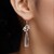 Boucles d'oreilles en argent et Quartz blanc (KM by Juwelo)