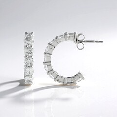 Orecchini in argento con Zircone
