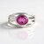 Anello in argento con Quarzo Color Rosa