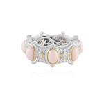 Pinkfarbener Opal-Silberring (Dallas Prince Designs)