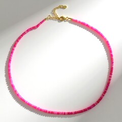 Collana in argento con Opale Rosa dell'Etiopia