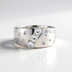 Anello in argento con Zircone (de Melo Essence)