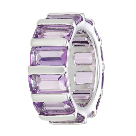 Ciondolo in argento con Ametista Zambiana (MONOSONO COLLECTION)