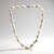 Collana in argento con Perla d'Acqua Dolce Bianca (TPC)