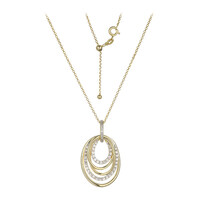 Collier en argent et Topaze blanche (Adela Silber)