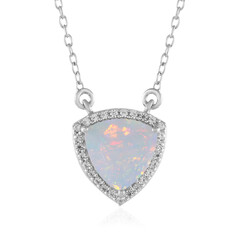 Collier en argent et Opale Welo