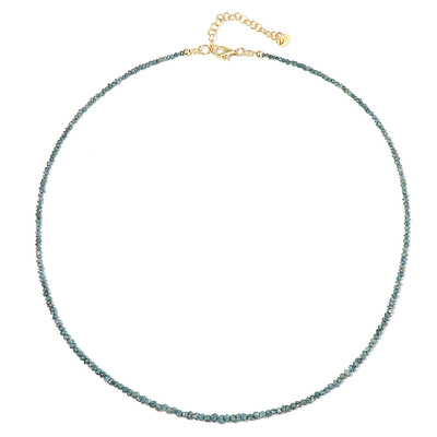 Collana in argento con Diamante Blu