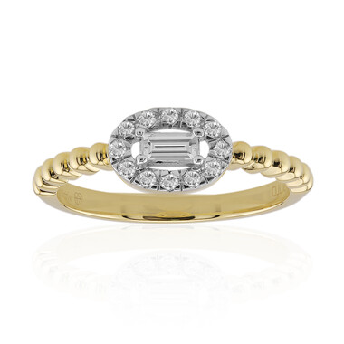 SI1 (G) Diamant-Goldring (Annette)