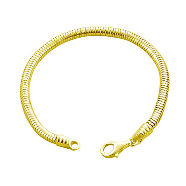 Silber-Schlangenkette - 24,1 g - 45 cm