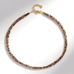 Collana in argento con Zircone Fancy