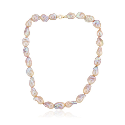 Süßwasserzuchtperlen-Goldcollier (TPC)