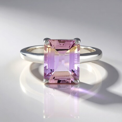 Anello in argento con Ametrina