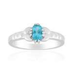 Anello in argento con Apatite Blu