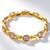 Bracciale in oro con Kunzite Brasiliana (CUSTODANA)