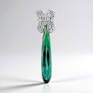 Indicolite Silver Pendant (Adela Silber)