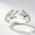 Anello in argento con Topazio Bianco