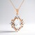 Collana in argento con Topazio Bianco