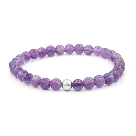 Amethyst-Silberarmband