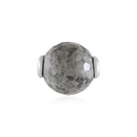 Ciondolo in argento con Agata Color Argento (MONOSONO COLLECTION)