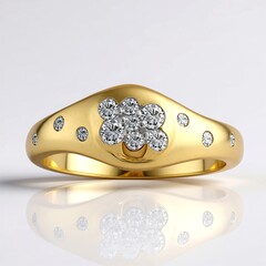 Anello in oro con Diamante SI1 (G)