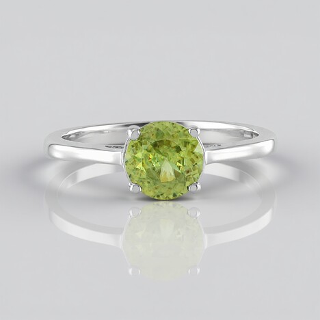 Bague en argent et Sphène