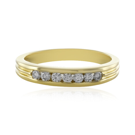 Gouden ring met Loepzuivere (F) Diamanten (LUCENT DIAMONDS)