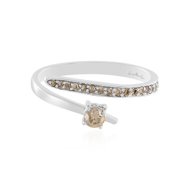 I2 Champagner-Diamant-Goldring (de Melo)