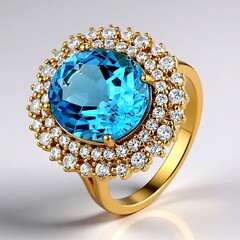 Anello in argento con Topazio Marambaia