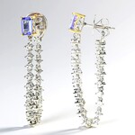 Orecchini in argento con Tanzanite (Gems en Vogue)