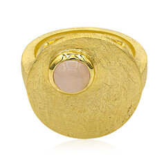 Rose Quartz Silver Ring