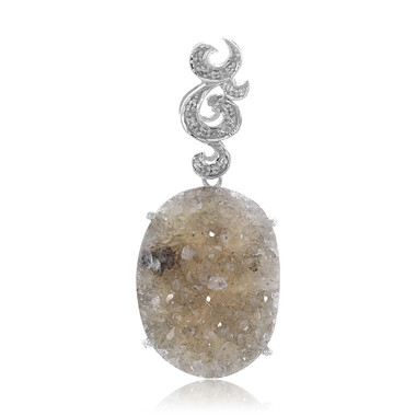 Ciondolo in argento con Agata Glitter