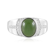 Kanadische Jade-Silberring