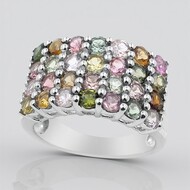 Bague en argent et Tourmaline