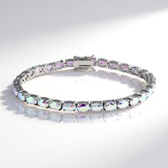 Bracelet en argent et Quartz Rayon de Lune