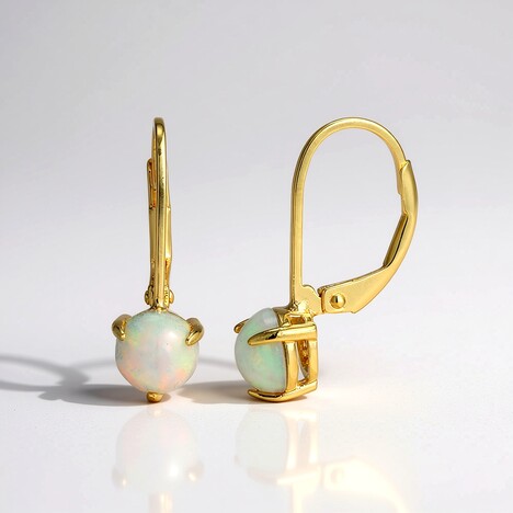 Orecchini in argento con Opale di Welo