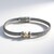 Brazalete en plata con Perla Akoya de platino (Nan Collection)