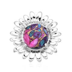 Ciondolo in argento con Mosaico turchese